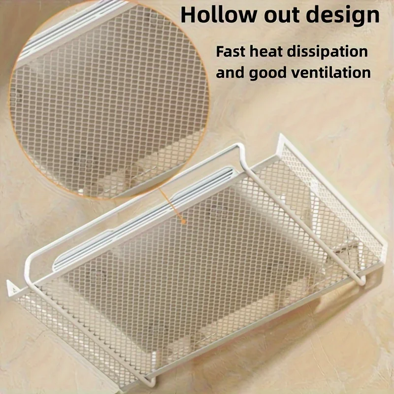 ステンレス製壁掛けルーターシェルフ 穴あけ不要 Wifi収納 - Home Bathroom Organizer のレビューと価格