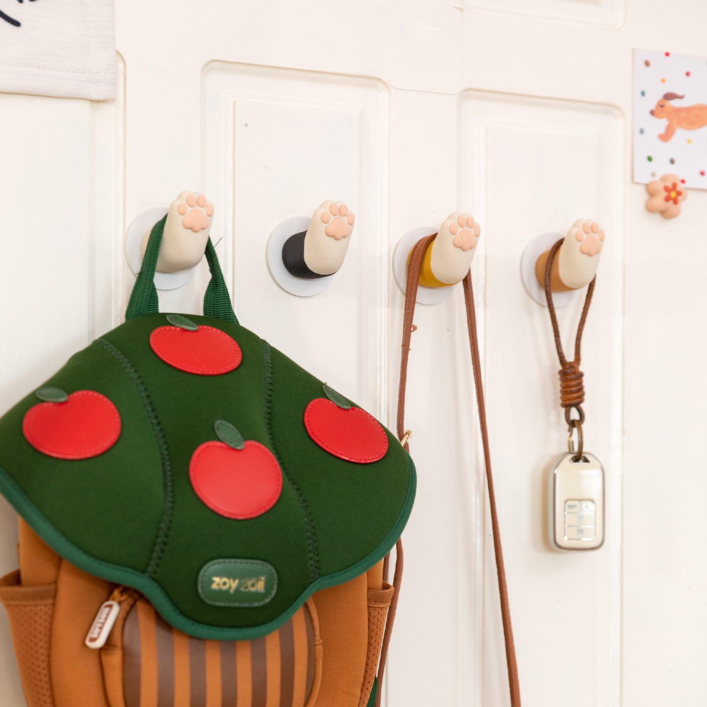 かわいい猫の足の形をしたフック。クリエイティブなデザインで、 - Home Bathroom Organizer のレビューと価格