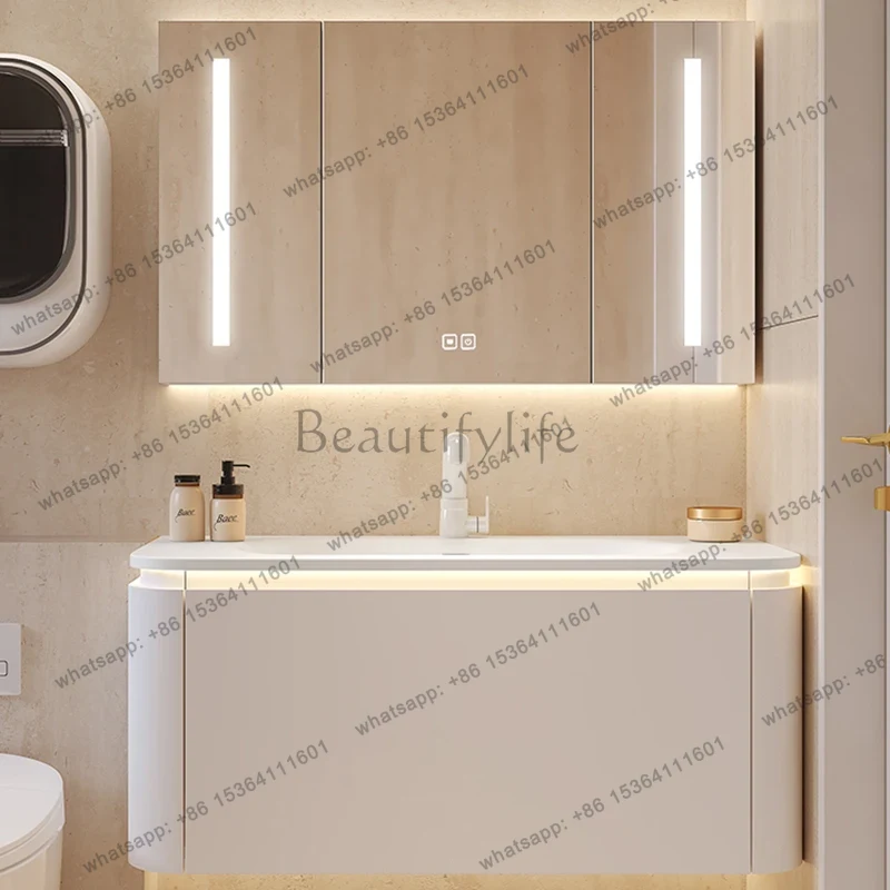 LSLight バスルームキャビネット、木製、防水、壁掛け式 - Home Bathroom Vanity Combo のレビューと価格