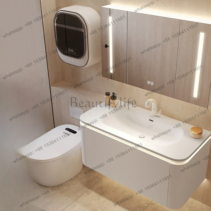 LSLight バスルームキャビネット、木製、防水、壁掛け式 - Home Bathroom Vanity Combo のレビューと価格