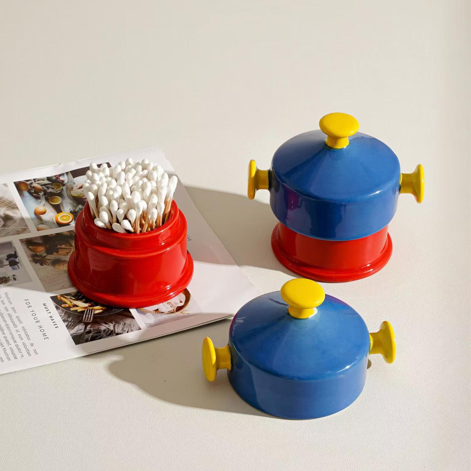 ドーパミンセラミック製のつまようじ立て - 家庭用装飾品、小 - Home Bathroom Organizer のレビューと価格